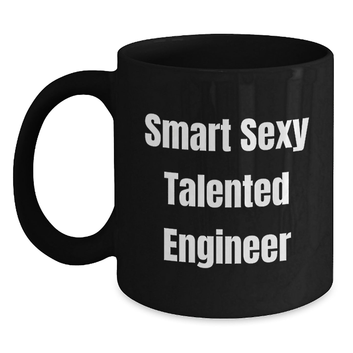 Funny Smart Sexy Talented Engineer Graduation Gifts from Friends, Black Coffee Mug, 'You're a-maze-ing' Quote, 11oz or 15oz, Microwave and Dishwasher Safe - Main