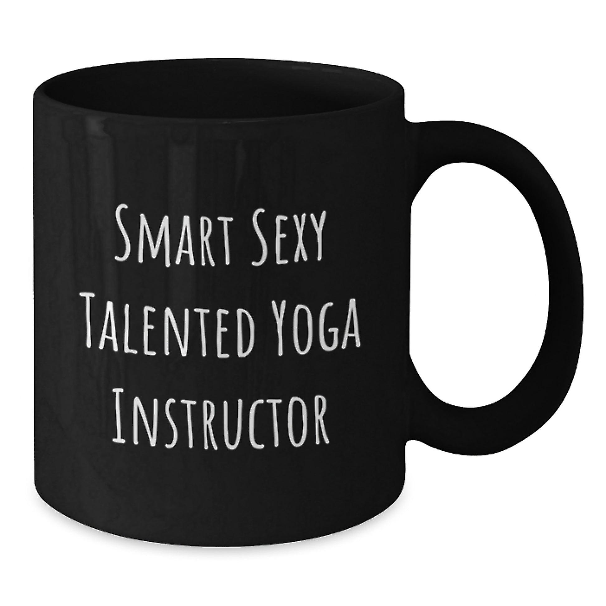 Yoga Instructor Gift Ideas, Funny Quote Black Coffee Mug, Birthday Unique Gifts from Friends, Gifts for Yoga Instructor Women - Additional