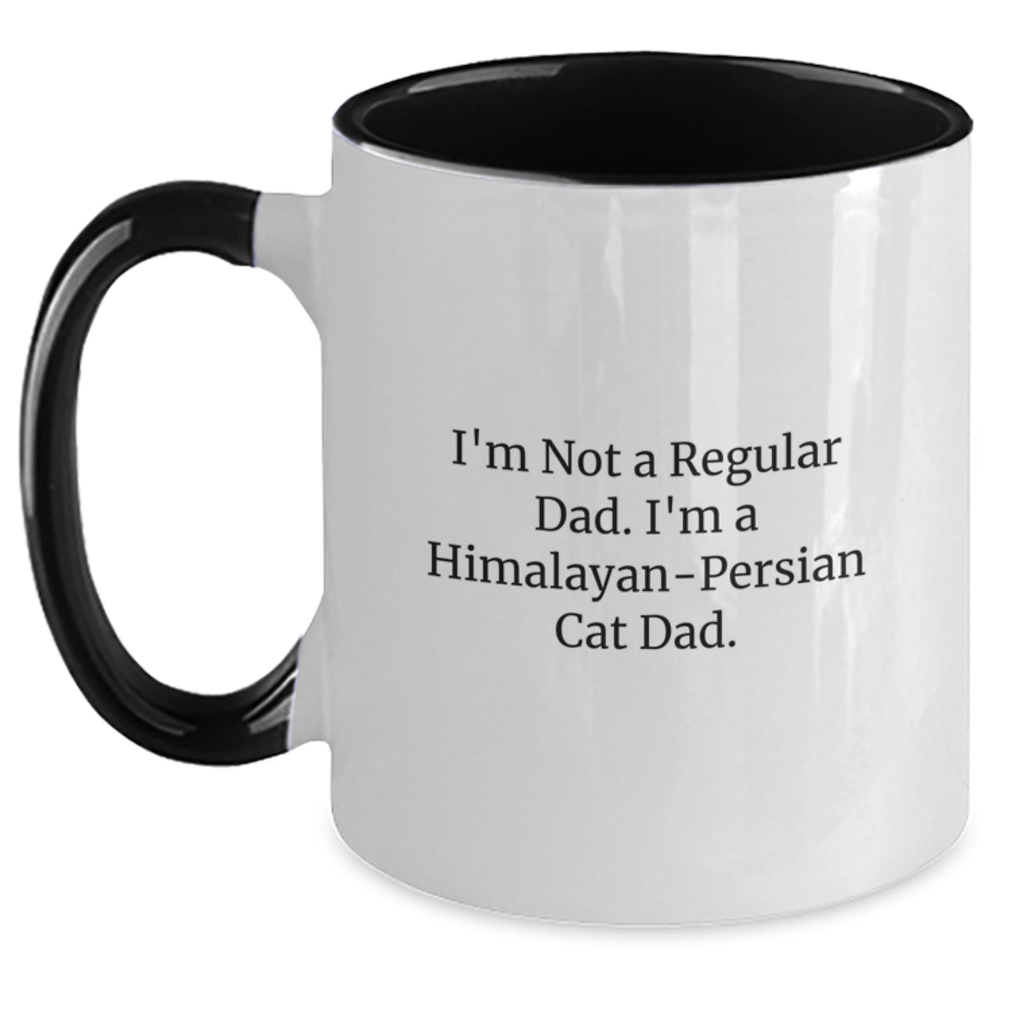 Himalayan-Persian Cat Dad Funny Two Tone Coffee Mugs Gifts from Friends for Men, Women, Coworkers, Family, and More - Graduation Unique Gifts - Main