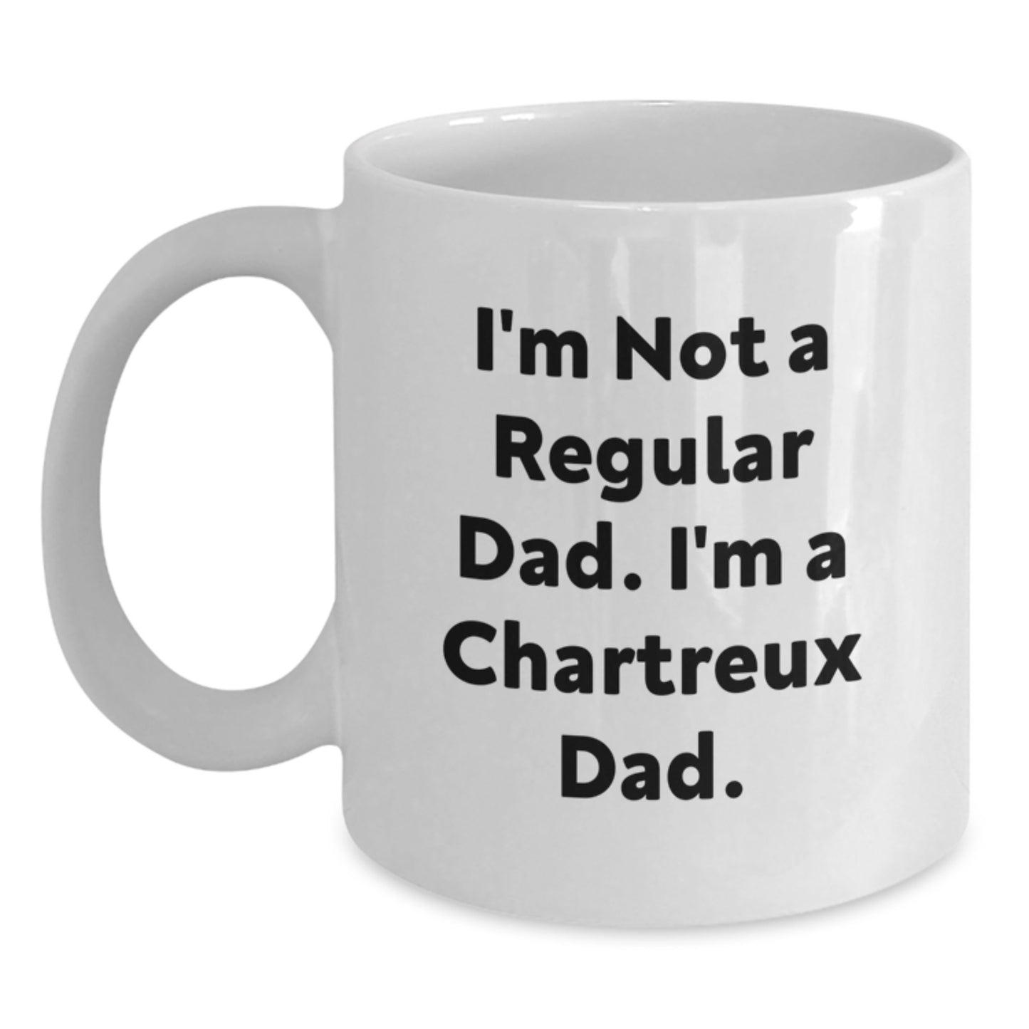 Funny Chartreux Cat Dad Gifts from Men, Unique White Coffee Mugs for Chartreux Cat Enthusiasts, Graduation Unique Gifts for Friends and Family - Main