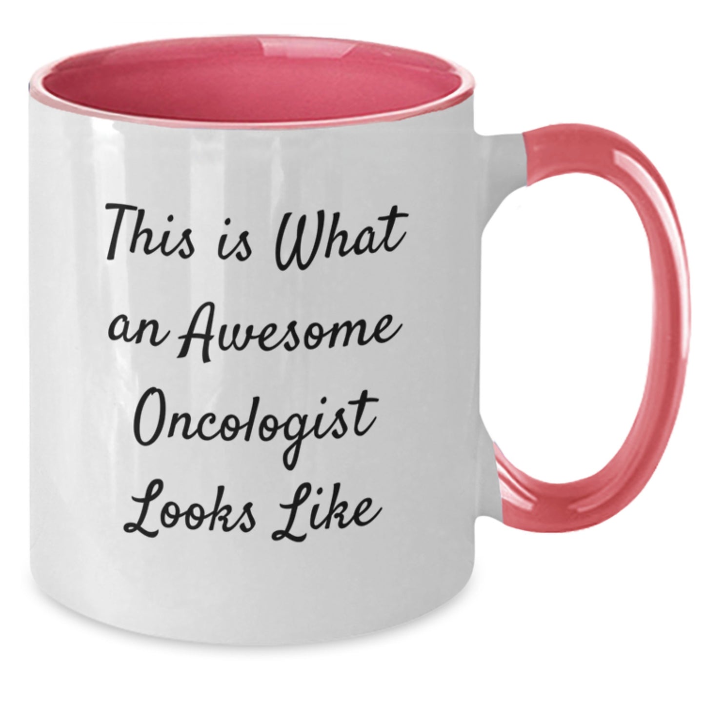 Funny Oncologist Gifts from Friends, Gifts for Oncologist Birthday, Two Tone Coffee Mug - This Is What An Awesome Oncologist Looks Like - Additional