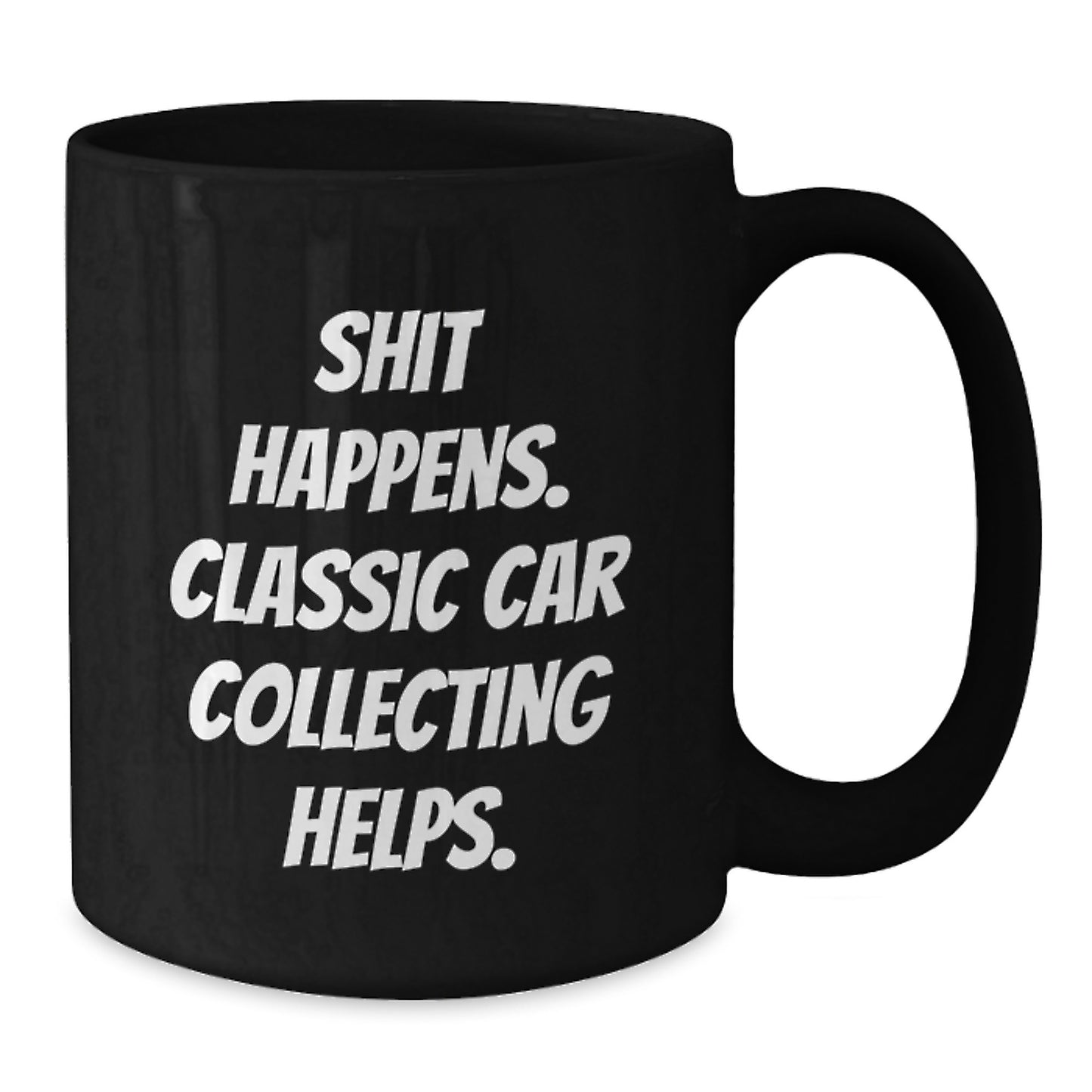 Classic Car Collecting Humor Funny Black Coffee Mug Gifts from Dad to Son for Christmas Unique Holiday - Additional