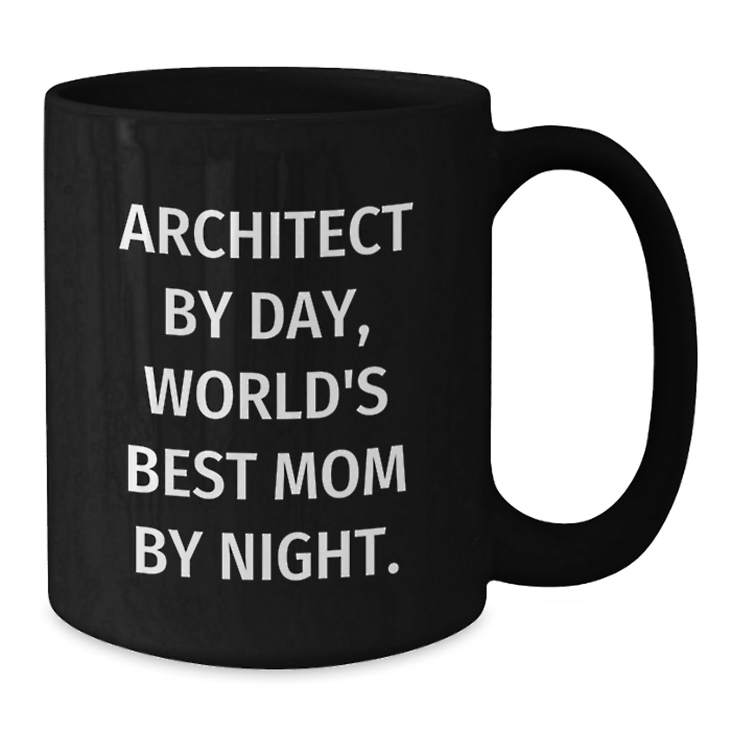 Architect Gifts Funny Quote Black Coffee Mug, Unique Christmas Memorable Presents for Him, Inspirational Mug for Architects - Additional