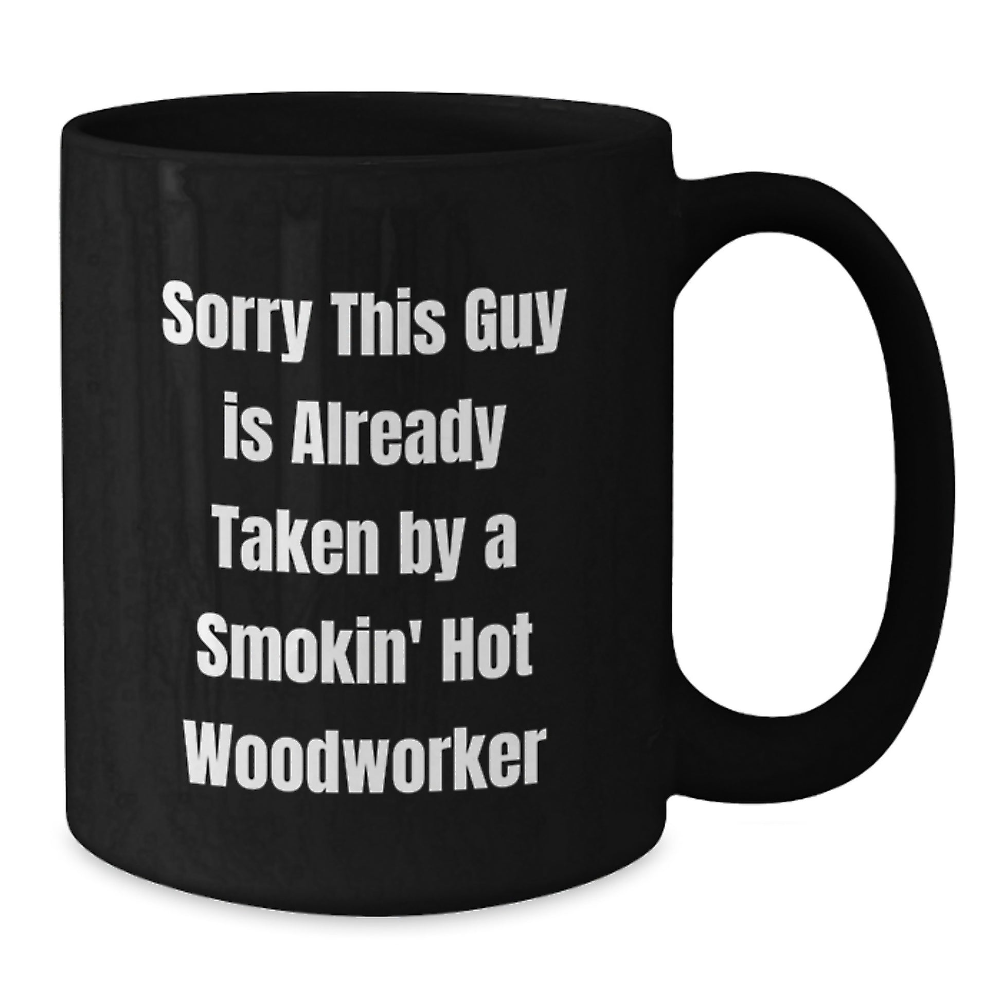 Woodworker Gifts, Funny Quote, Black Coffee Mug, Birthday Unique Gifts from Friends to Woodworker - Additional