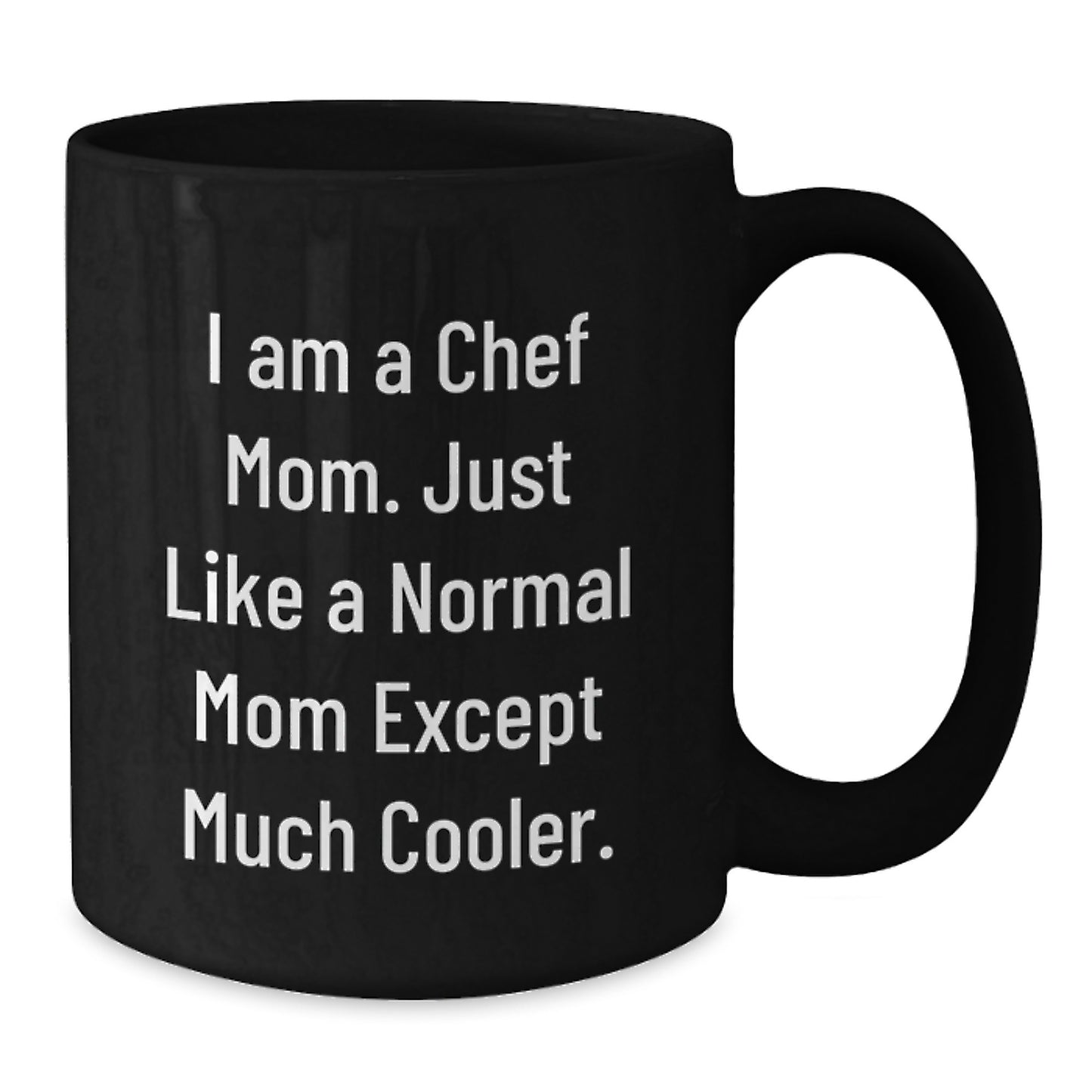 Funny Chef Gifts Black Coffee Mug, Gifts from Mom to Chef Son, Unique Christmas Unique Gifts for Chef Dad - Additional