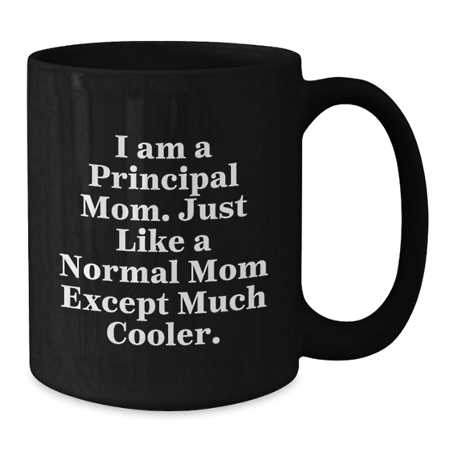 Funny Principal Mom Gifts from Family for Principal Men - Principal Black Coffee Mug, Christmas Unique Gifts - Additional