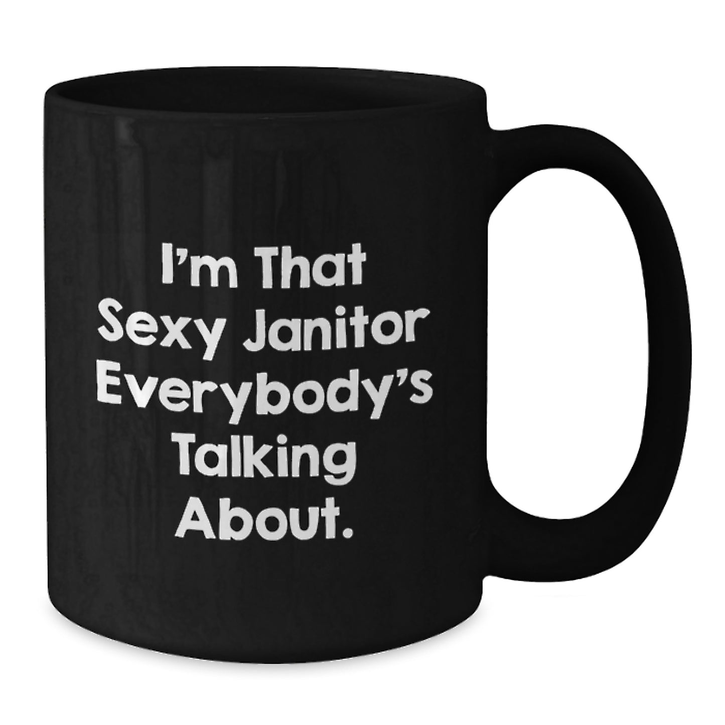 Funny Quote Janitor Gifts for Men Christmas Unique Mugs from Friends - Additional