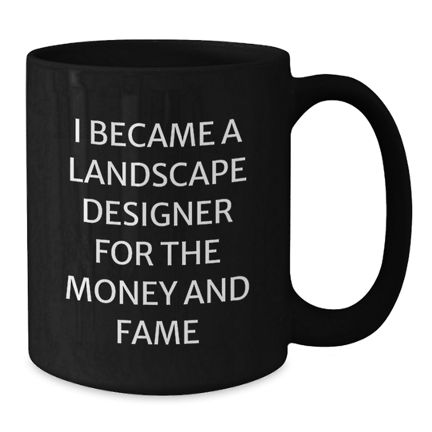 Funny Landscape Designer Quotes Gifts from Friends to Landscape Designers Black Coffee Mugs for Christmas Morning - Additional