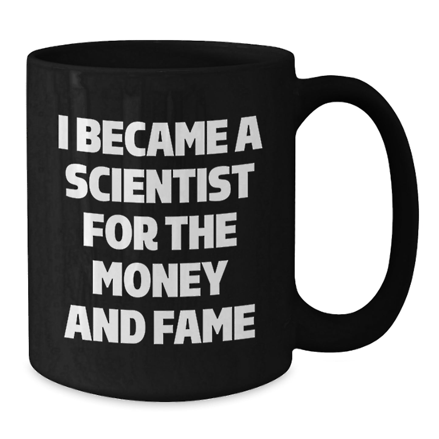 Funny Scientist Gifts for Men, Women, Friends from Coworkers, Family - Inspirational Black Coffee Mug - Christmas Unique Presents for the Scientist in Your Life - Additional