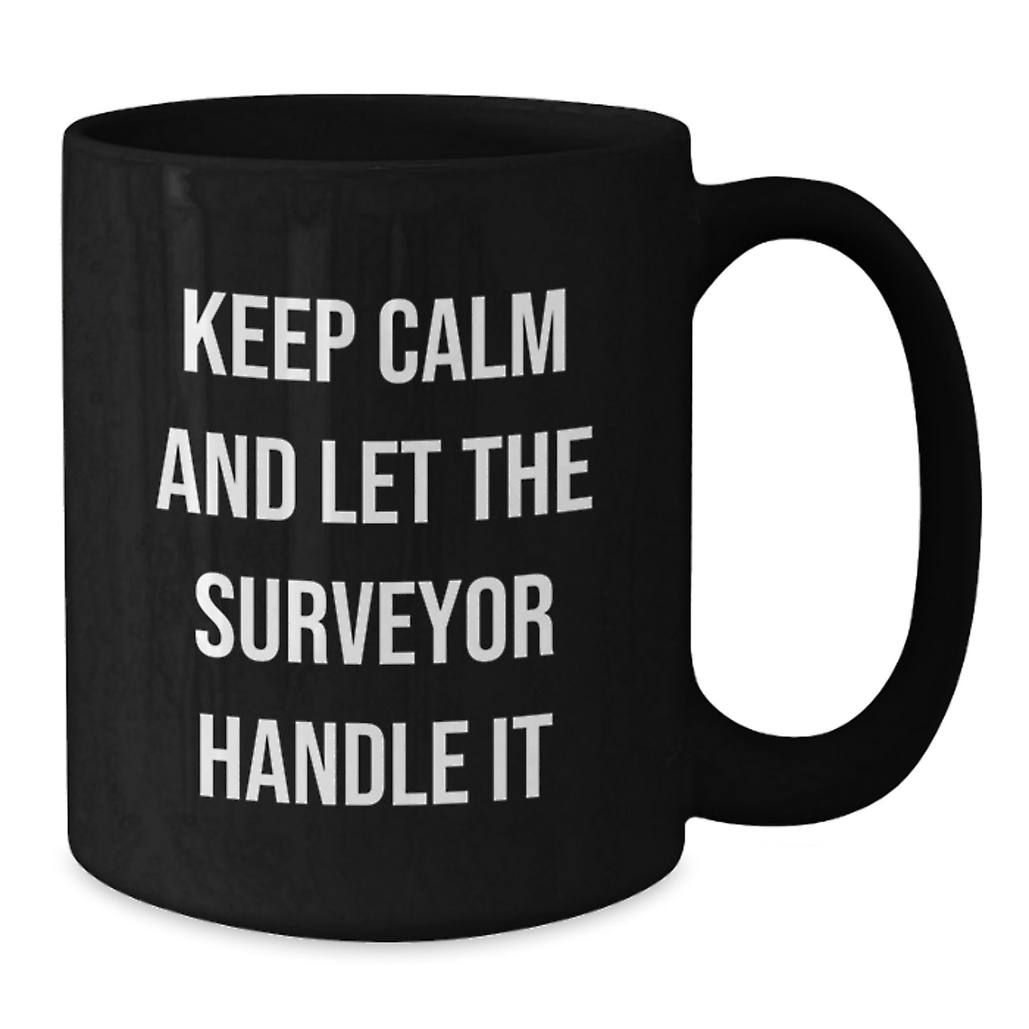 Funny Surveyor Black Coffee Mugs Gifts for Men from Friends This Christmas - Additional