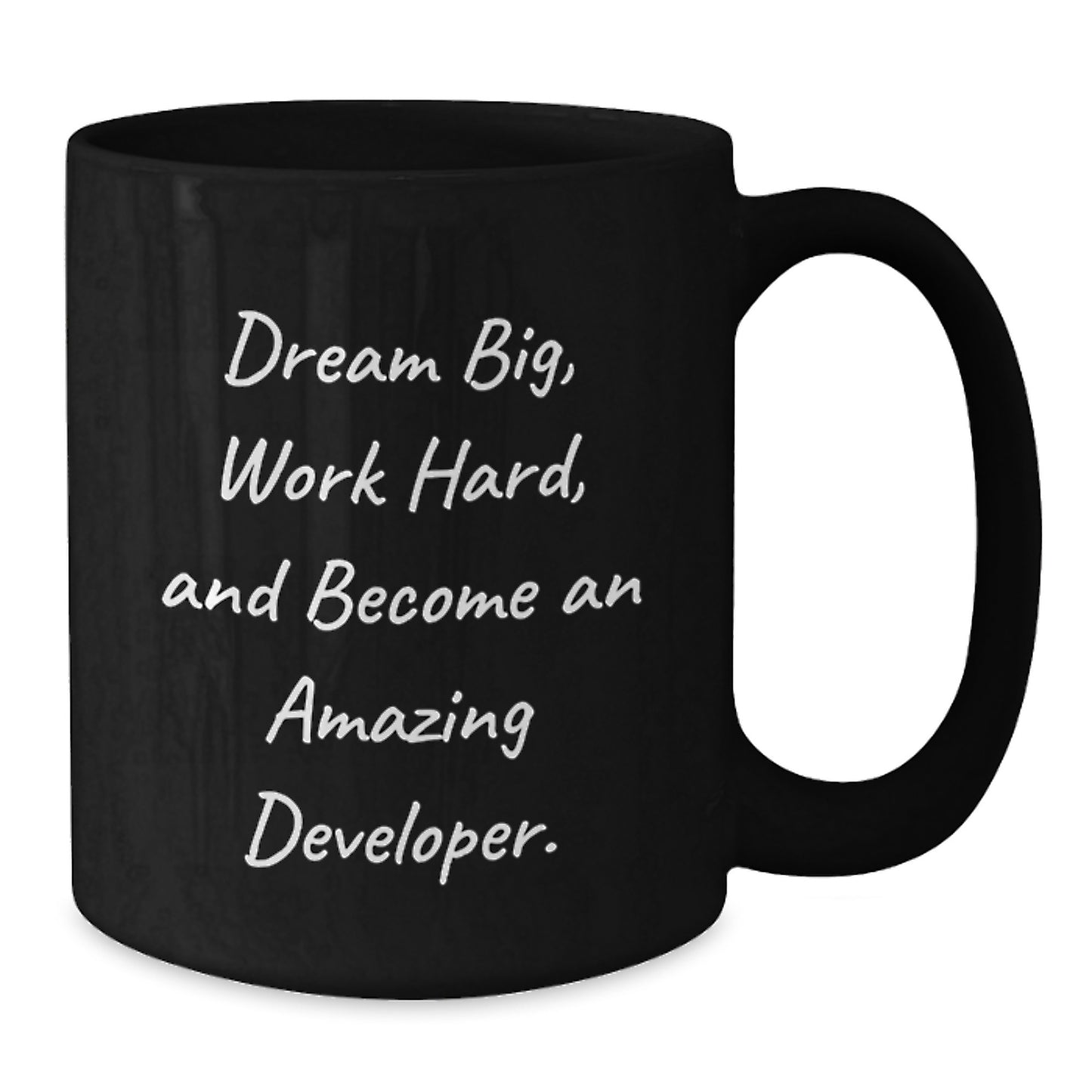 Developer Gifts, Funny Quote, Black Coffee Mug for Birthday, Gifts from Friends, Gifts for Developer - Additional