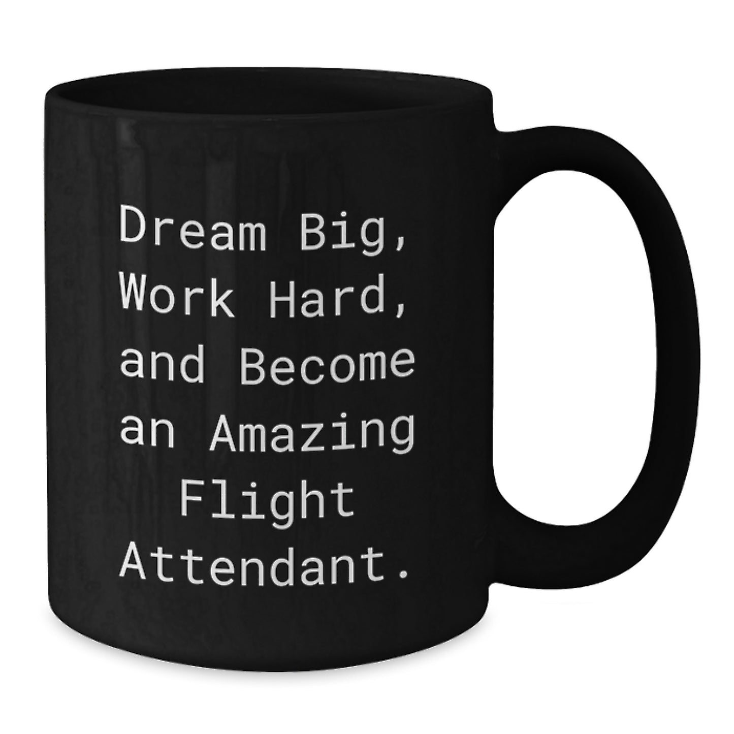 Flight Attendant Inspiration Gifts from Friends, Family, or Coworkers for Christmas - Funny Black Coffee Mug - Additional