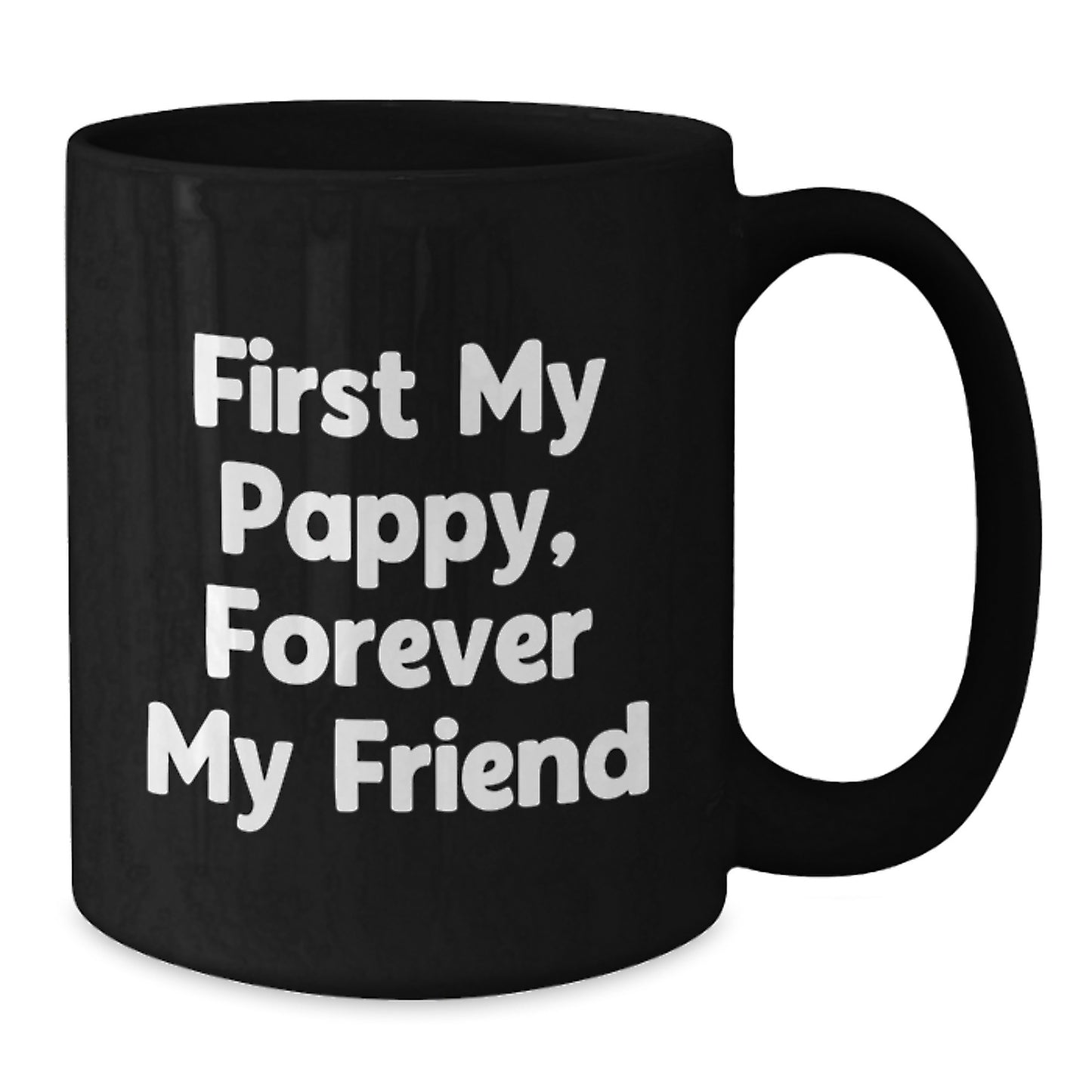 Unique Pappy Gifts, Funny Quote Black Coffee Mug, Perfect for Men's Christmas Unique Gifts from Family - Additional