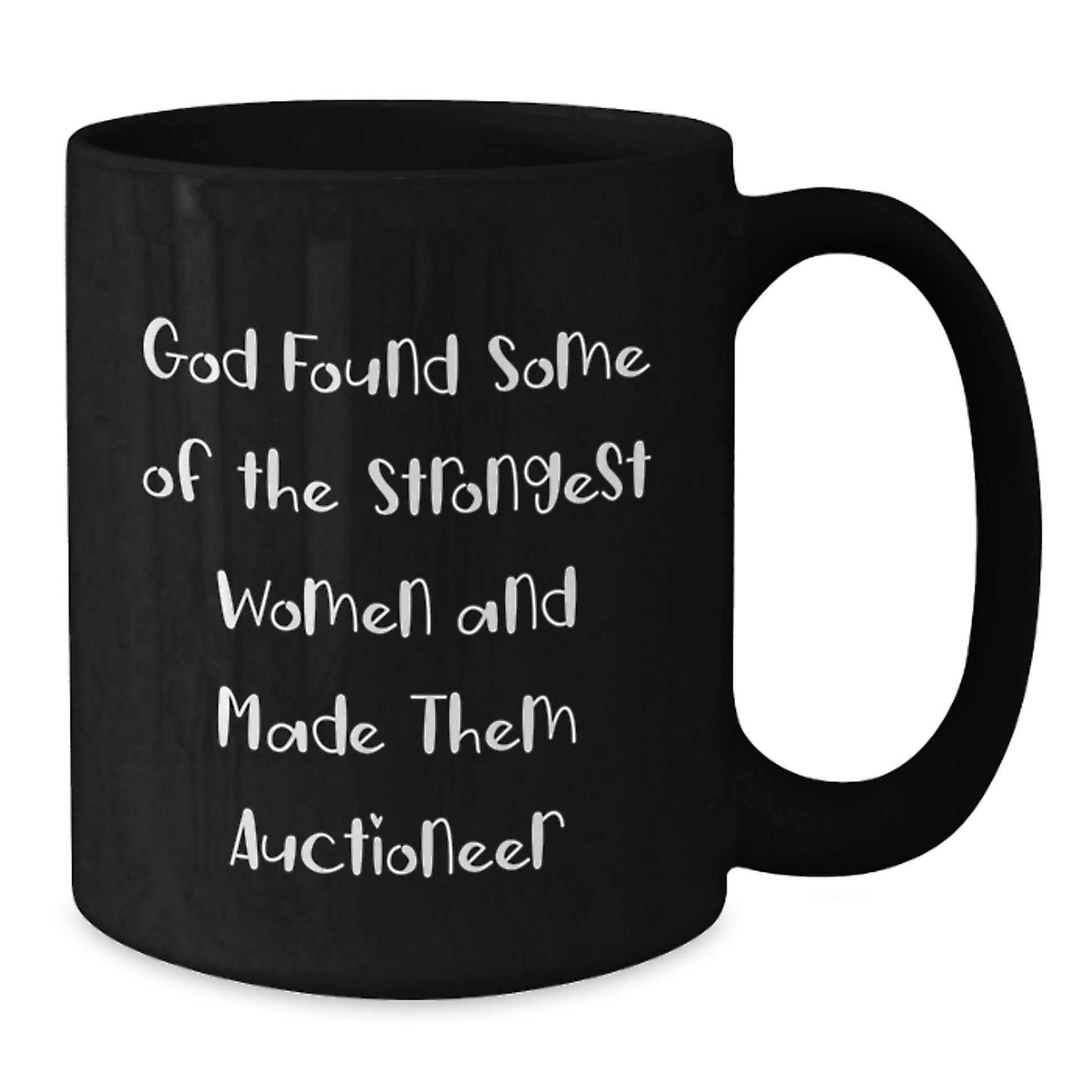Auctioneer Humor Funny Black Coffee Mug Gifts from Friends to Auctioneer, Birthday Unique Gift for Auctioneer Women Men - Additional