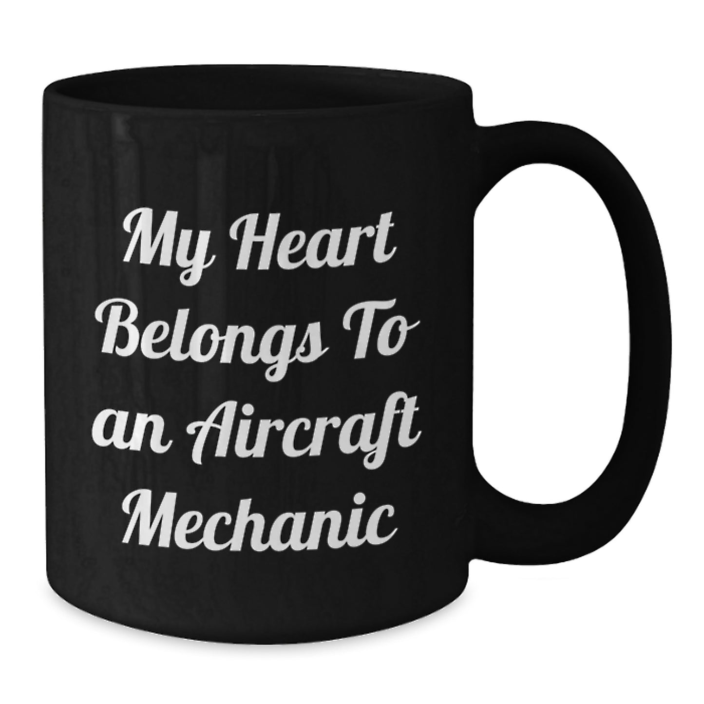 Funny Gifts from Aircraft Mechanic Lovers for Men, Gifts for Aircraft Enthusiast Friends, Black Coffee Mug Unique Christmas Unique Gifts - Additional