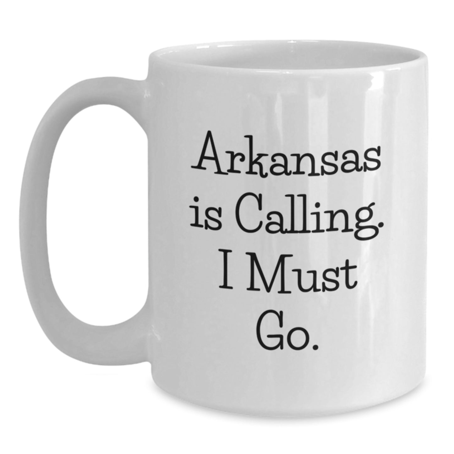Arkansas White Coffee Mug Funny Gifts from Friends and Family for Christmas Unique Arkansas Mugs - Main