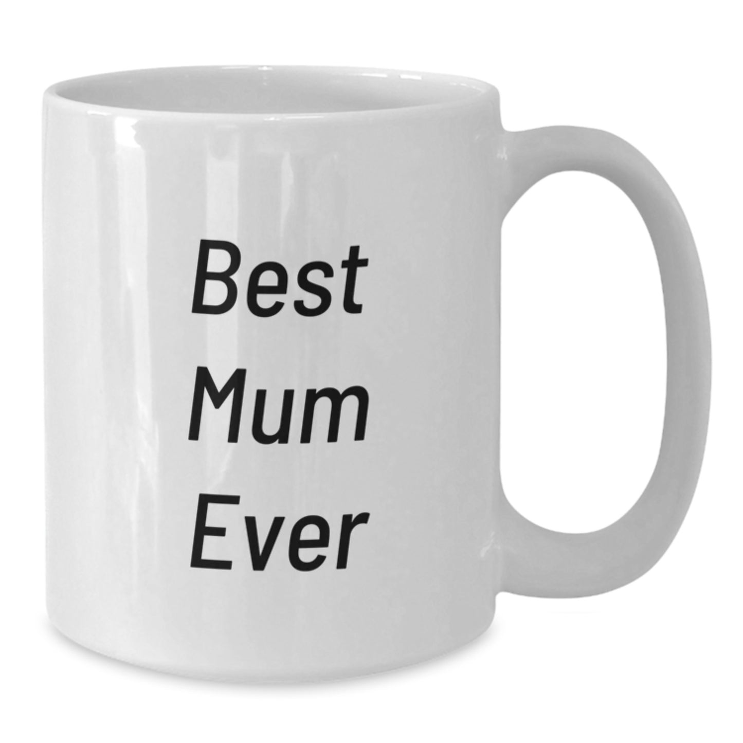 Funny White Coffee Mugs Gifts for Mum from Family, Best Mum Ever Quote, Christmas Unique - Additional