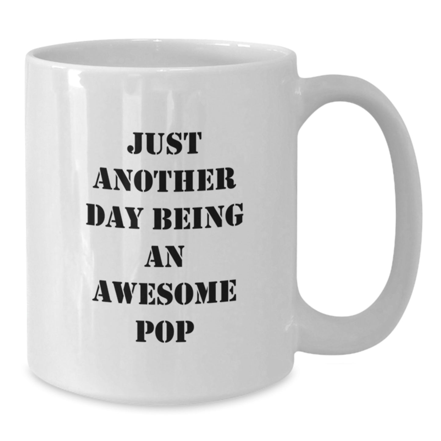 Funny Pop Culture Lovers White Coffee Mug, Gifts from Friends for Awesome Pop, Birthday Unique Gifts - Additional