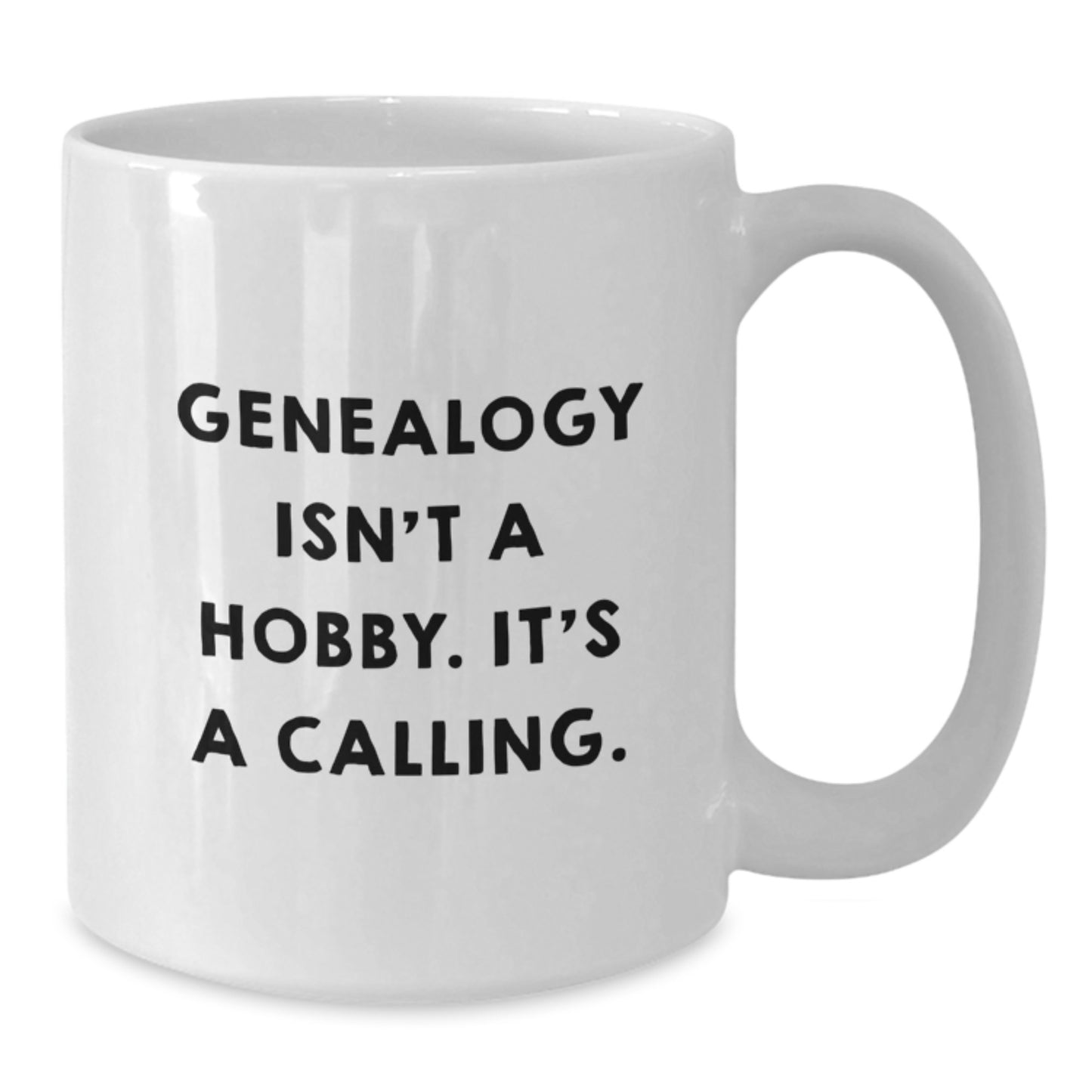Genealogy Enthusiasts Gifts from Family for Genealogy Lovers White Christmas Coffee Mug Funny Quote - Additional