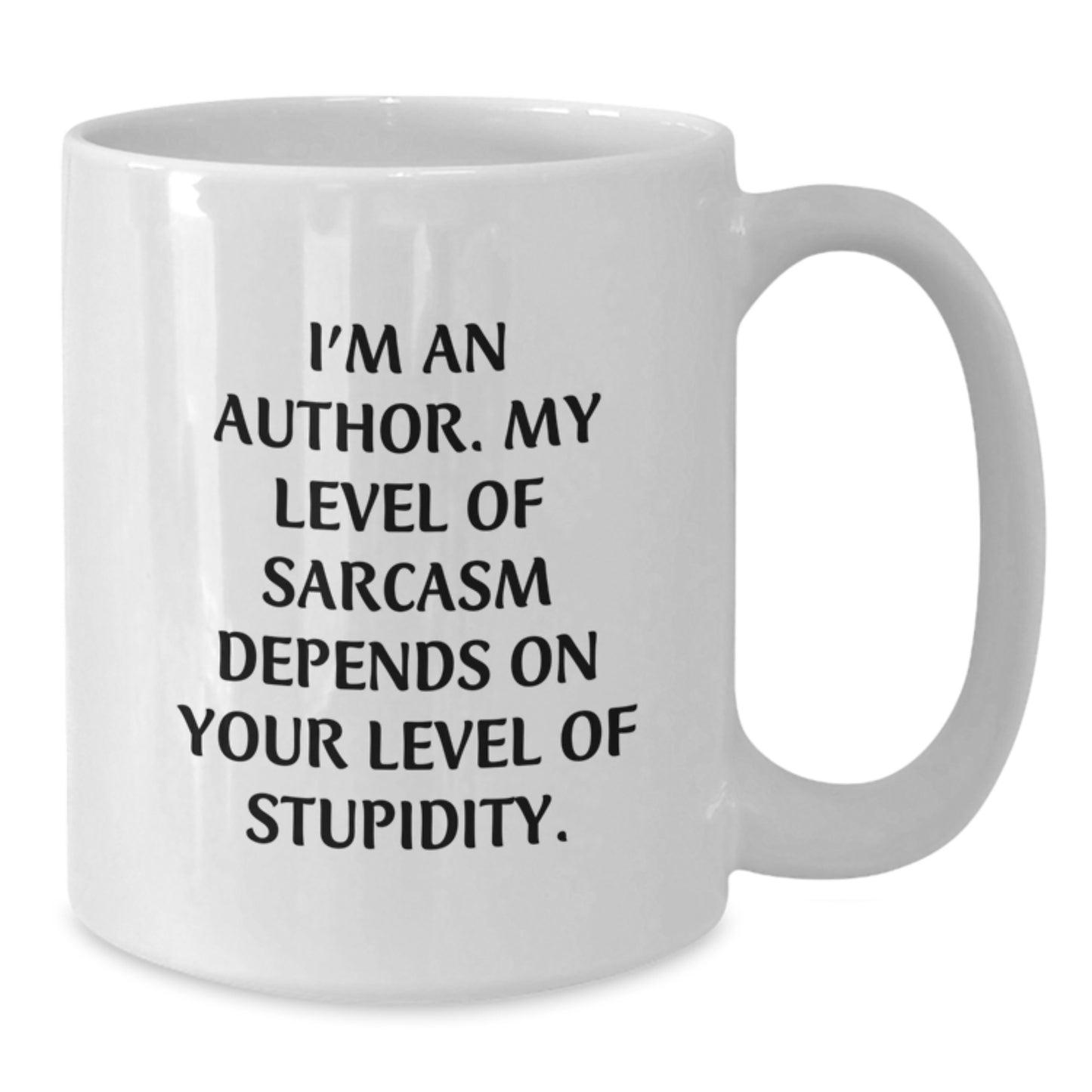 Funny Author Gifts, White Coffee Mug with Sarcastic Quote, Gifts from Friends for Author, Perfect Birthday Present for Writer - Additional
