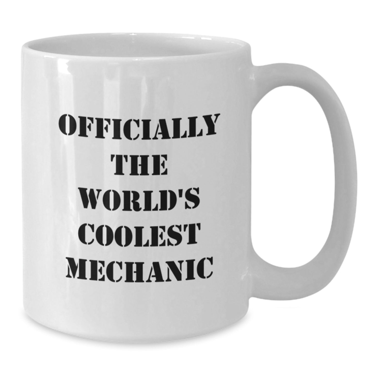 Mechanic Gifts from Friends, Funny White Coffee Mug for Mechanic Men, Officially The World's Coolest Mechanic Christmas Unique Gifts - Additional