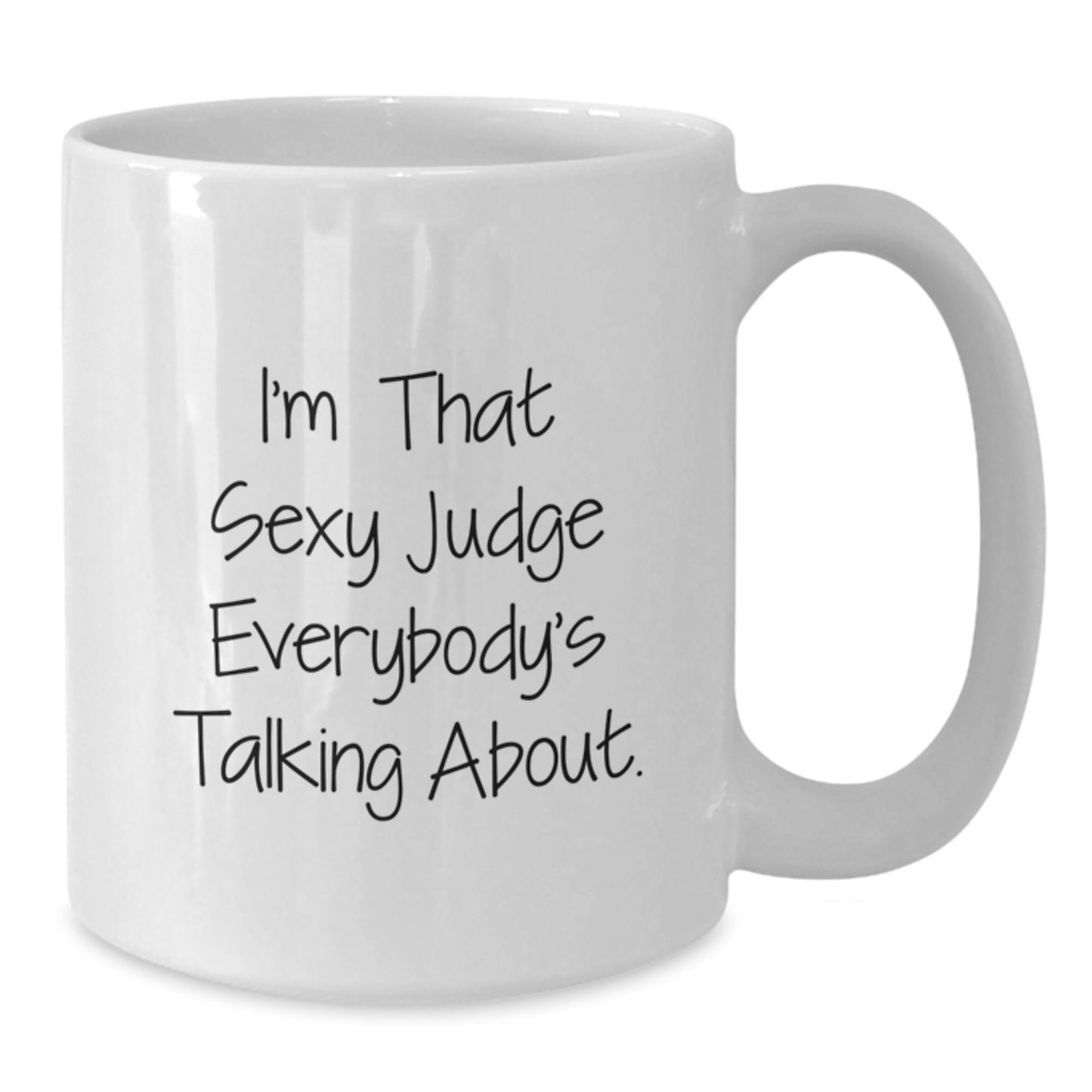 Funny Judge Gifts from Friends, Cute White Coffee Mugs for Judge, Christmas Morning Unique Judge White Coffee Mug - Additional