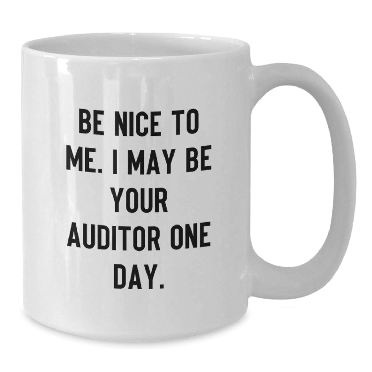 Funny Auditor Gifts from Men, White Coffee Mug for Auditor Friends at Christmas Unique Gifts - Additional