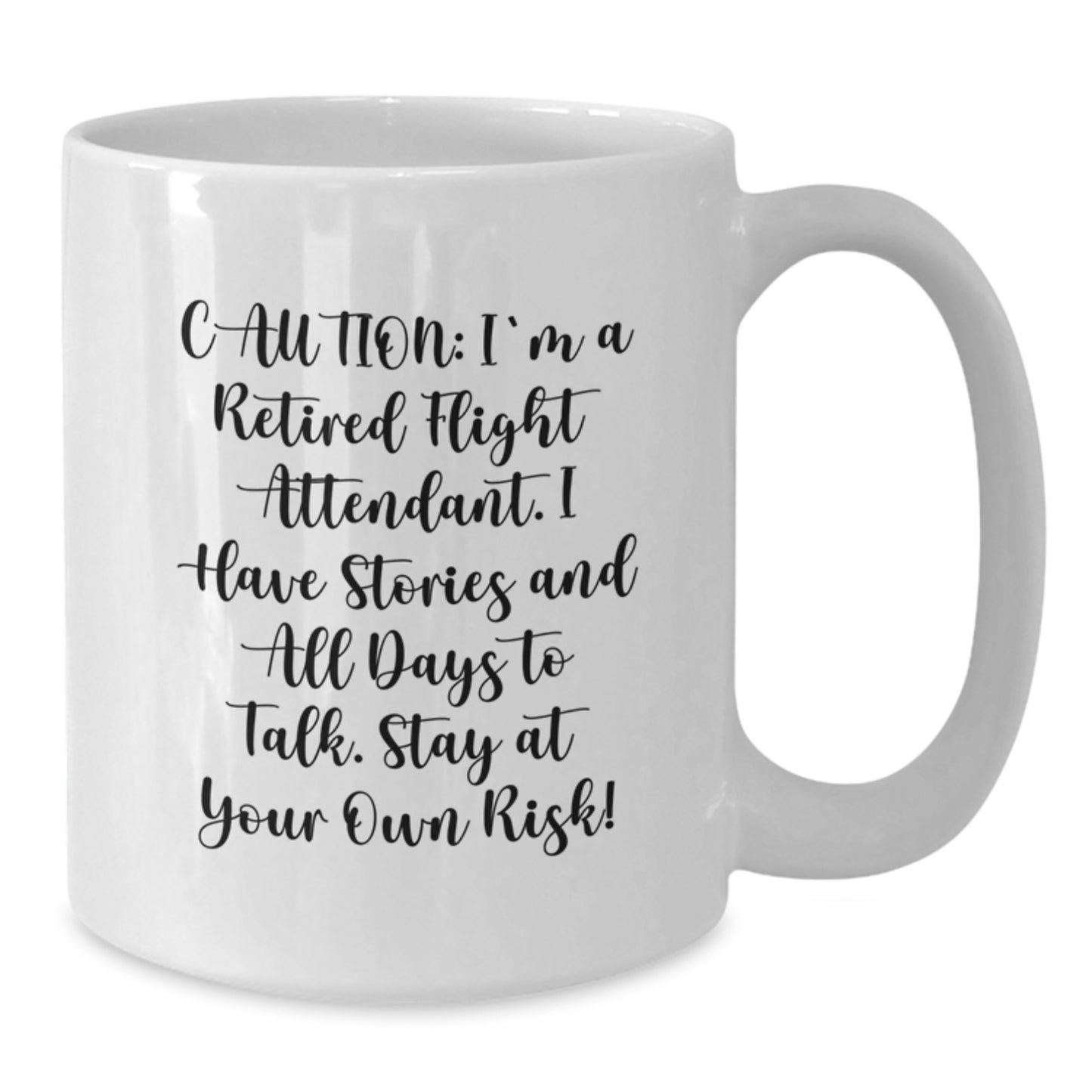 Funny Flight Attendant Gifts from Friends for Christmas Unique Mug - Additional