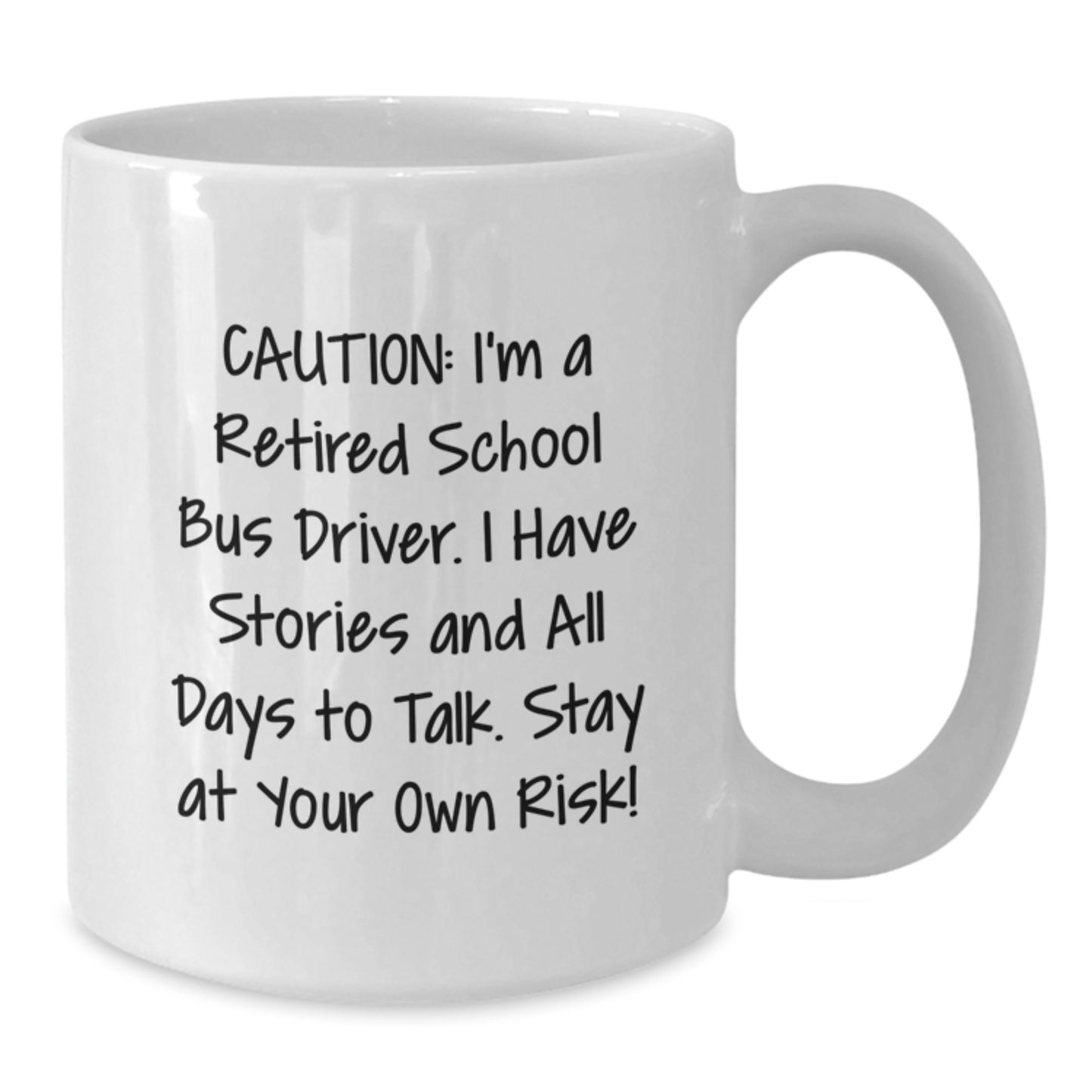 Funny School Bus Driver Gifts from Men to Women, White Coffee Mug for School Bus Driver Friends and Family, Merry Christmas Unique - Additional