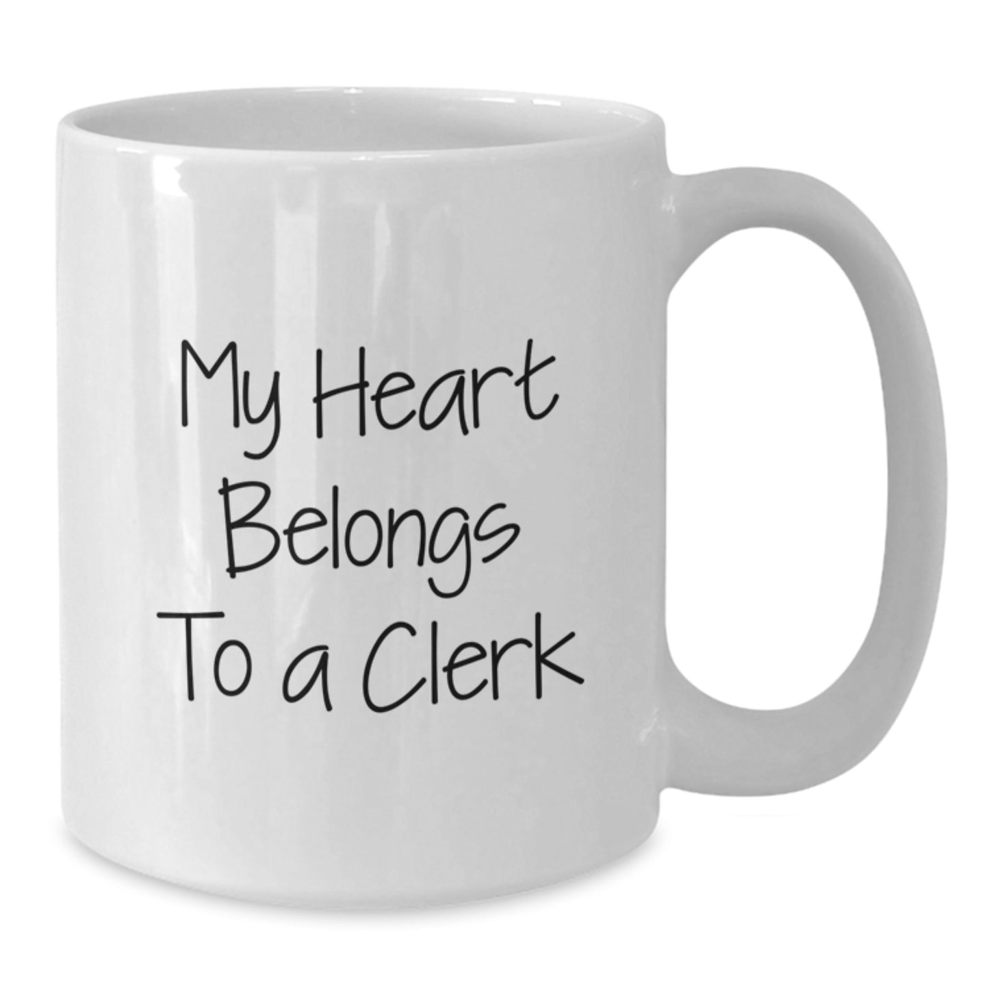 Funny Clerk Quote White Coffee Mug Gifts for Her from Friends, Unique Birthday Presents - Additional