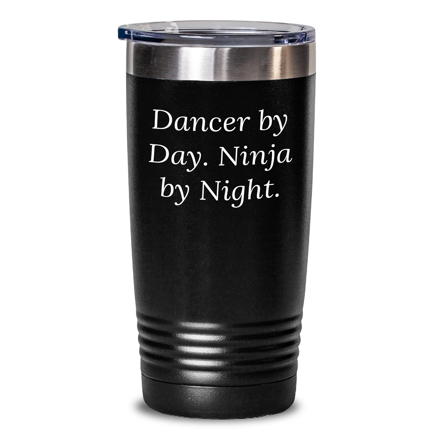 Dancer Gifts for Men and Women - Dancer By Day. Ninja By Night. Funny Tumbler for Graduation, Gifts from Friends and Family - Main