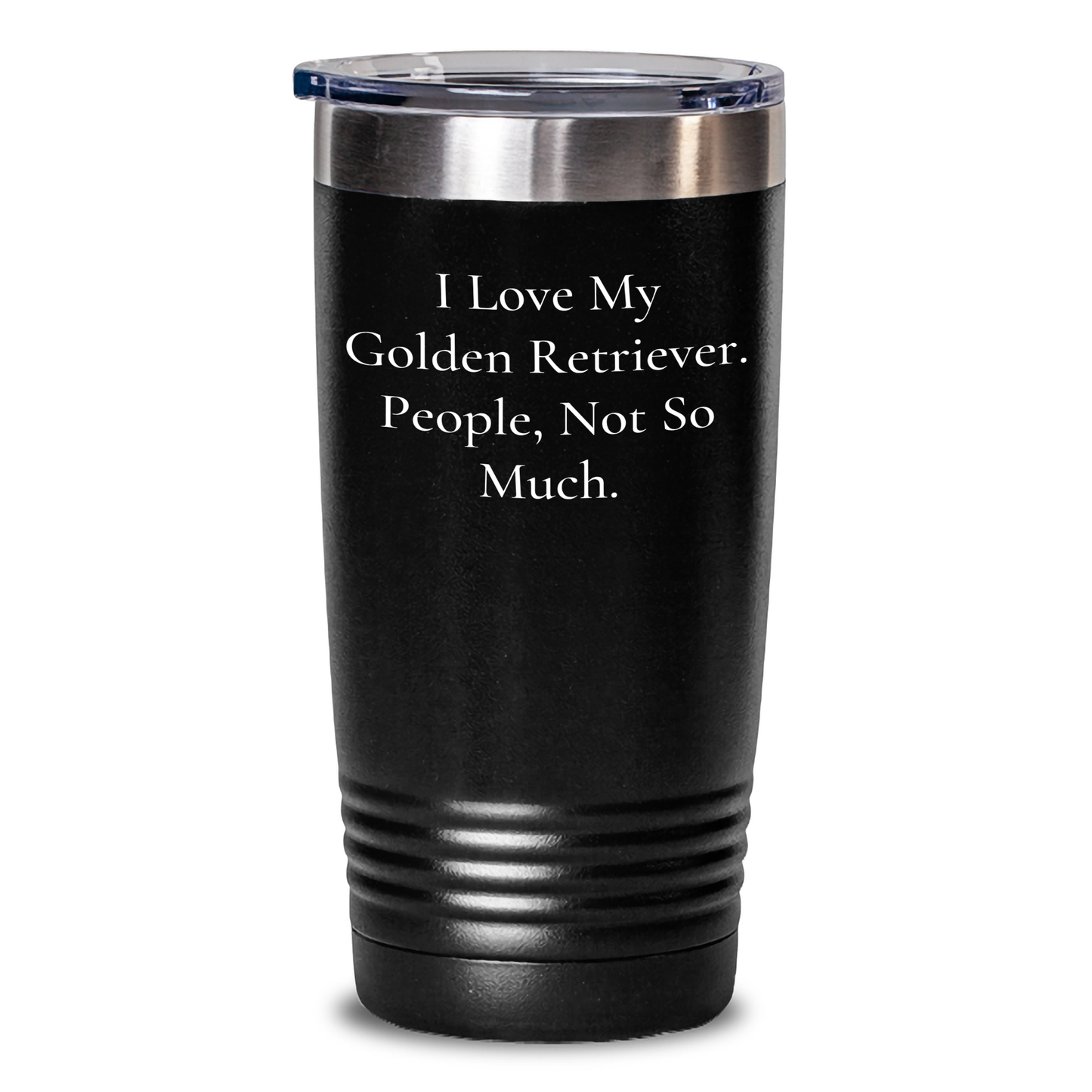Golden Retriever Dog Lover Gifts from Friends - Funny Quote Tumbler for Men, Women, Family, and Coworkers - Graduation Unique Gifts - Main