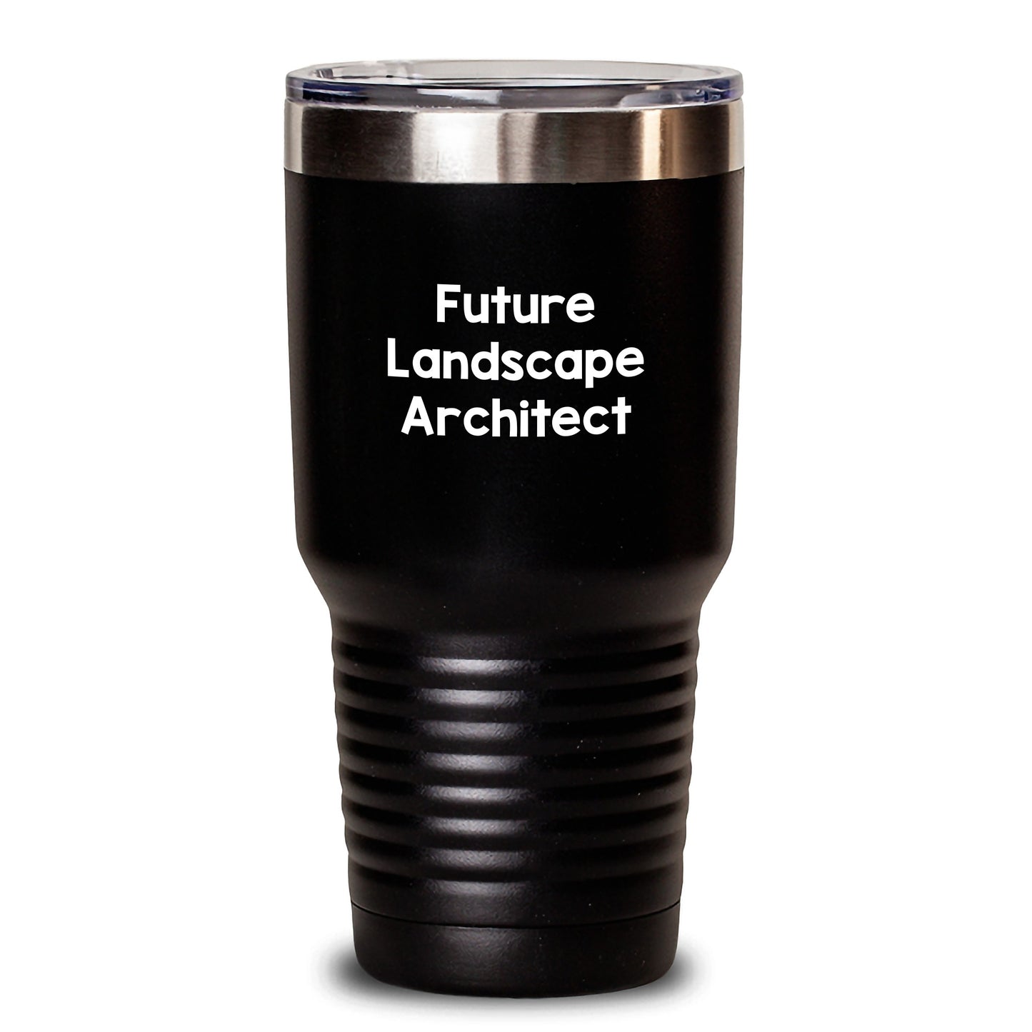 Funny Landscape Architect Gifts for Friends - 'Future Landscape Architect' Tumbler, Black, 20oz or 30oz, Gifts from Friends for Landscape Architect Enthusiasts, Christmas Unique Gifts - Main