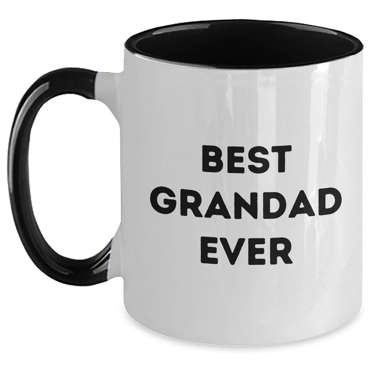 Funny Grandad Gifts from Men to Grandad Best Grandad Ever Two Tone Coffee Mug, Graduation Unique Gifts - Main
