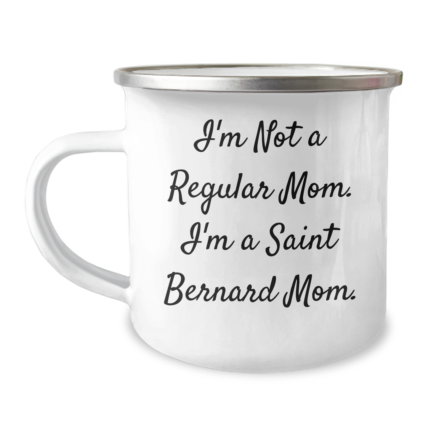 Saint Bernard Mom Gifts, Funny Camping Mug for Saint Bernard Dog Lovers, Graduation Unique Gifts from Friends, Family, or Coworkers to Saint Bernard Dog Enthusiasts - Image 1