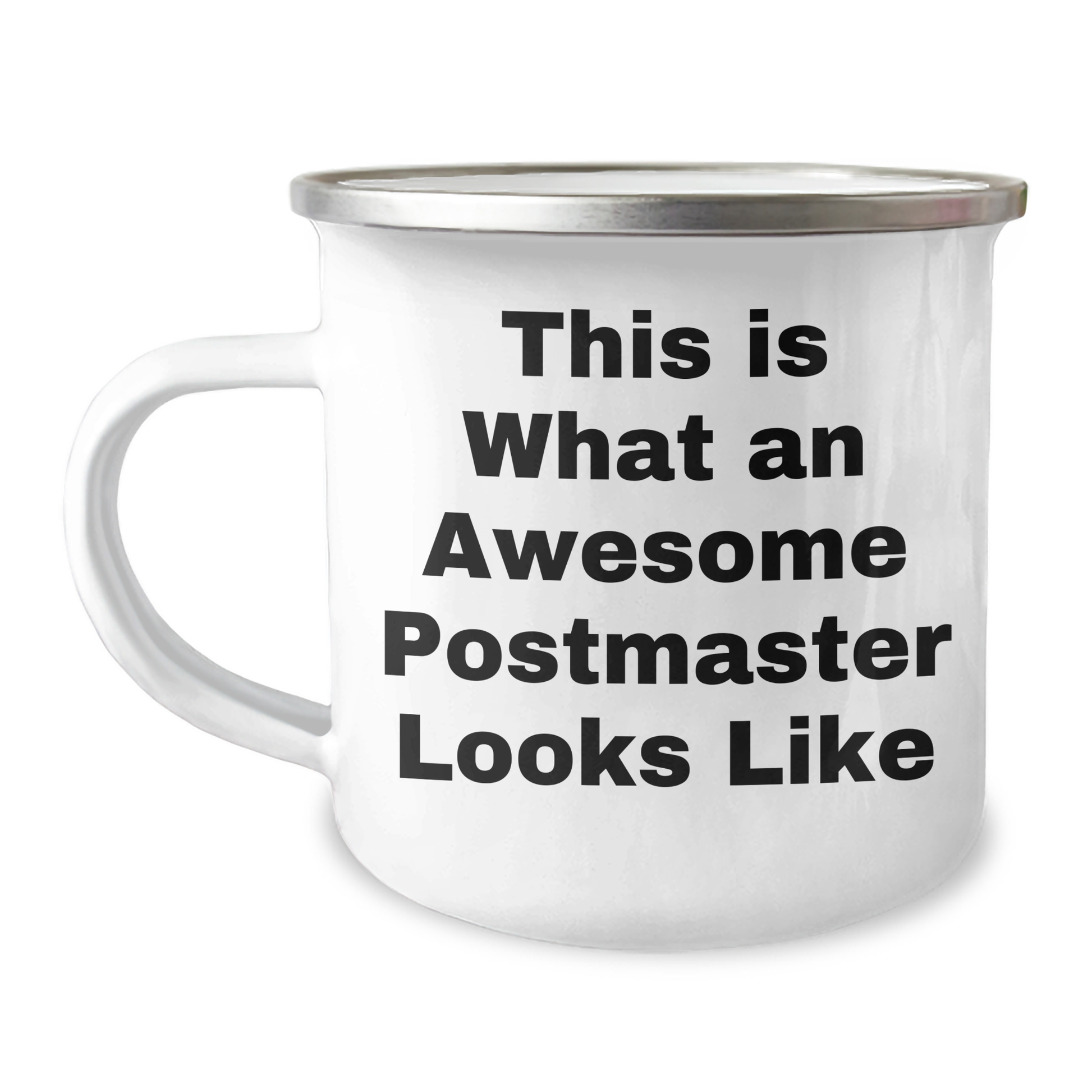 Funny Postmaster Gifts for Men from Friends - This Is What An Awesome Postmaster Looks Like, Camping Mug for Graduation - Image 1