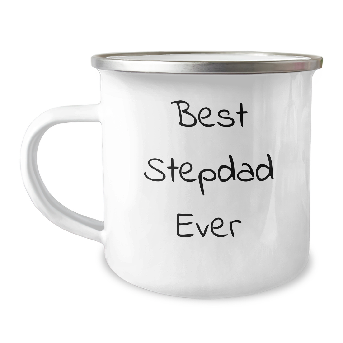 Best Stepdad Ever, Funny Gift for Stepdad, Camping Mug for Graduation, Unique Gifts from Family, Gifts for Stepdad, Best Camping Mug, Funny Quote, 'Best Stepdad Ever' - Image 1