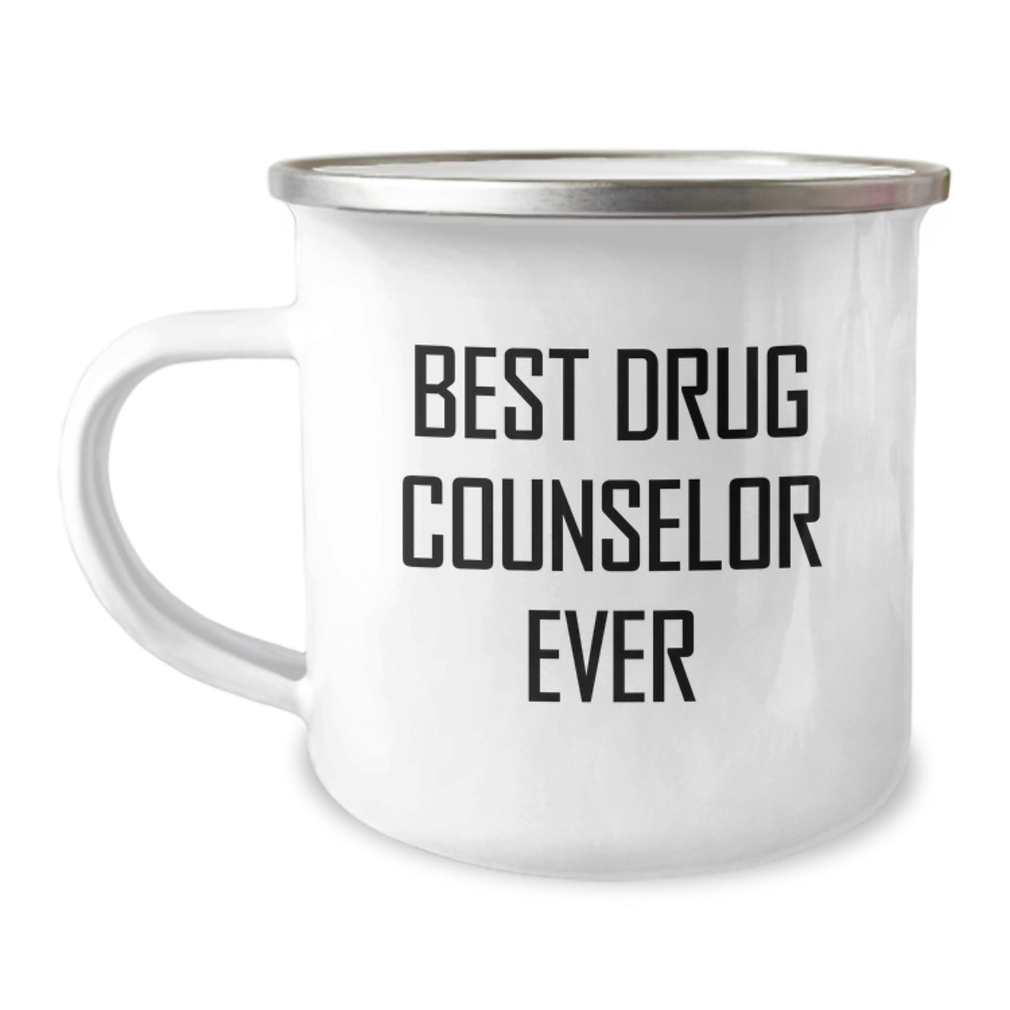 Gifts from Friends for Best Drug Counselor Ever Funny Camping Mug for Graduation - Image 1