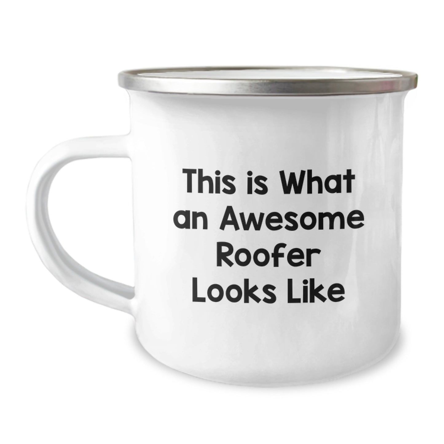 Funny Roofer Gifts for Men Friends Coworkers Family - 'This Is What An Awesome Roofer Looks Like' Camping Mug for Graduation, Unique Gifts from Men to Roofer - Image 1