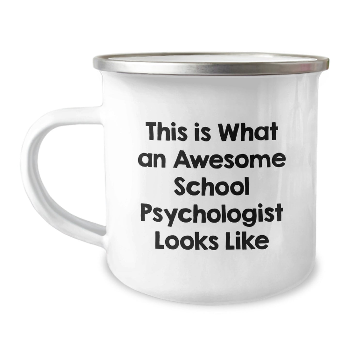 Funny School Psychologist Gifts from Men to Friends - This Is What An Awesome School Psychologist Looks Like Camping Mug for Graduation - Image 1