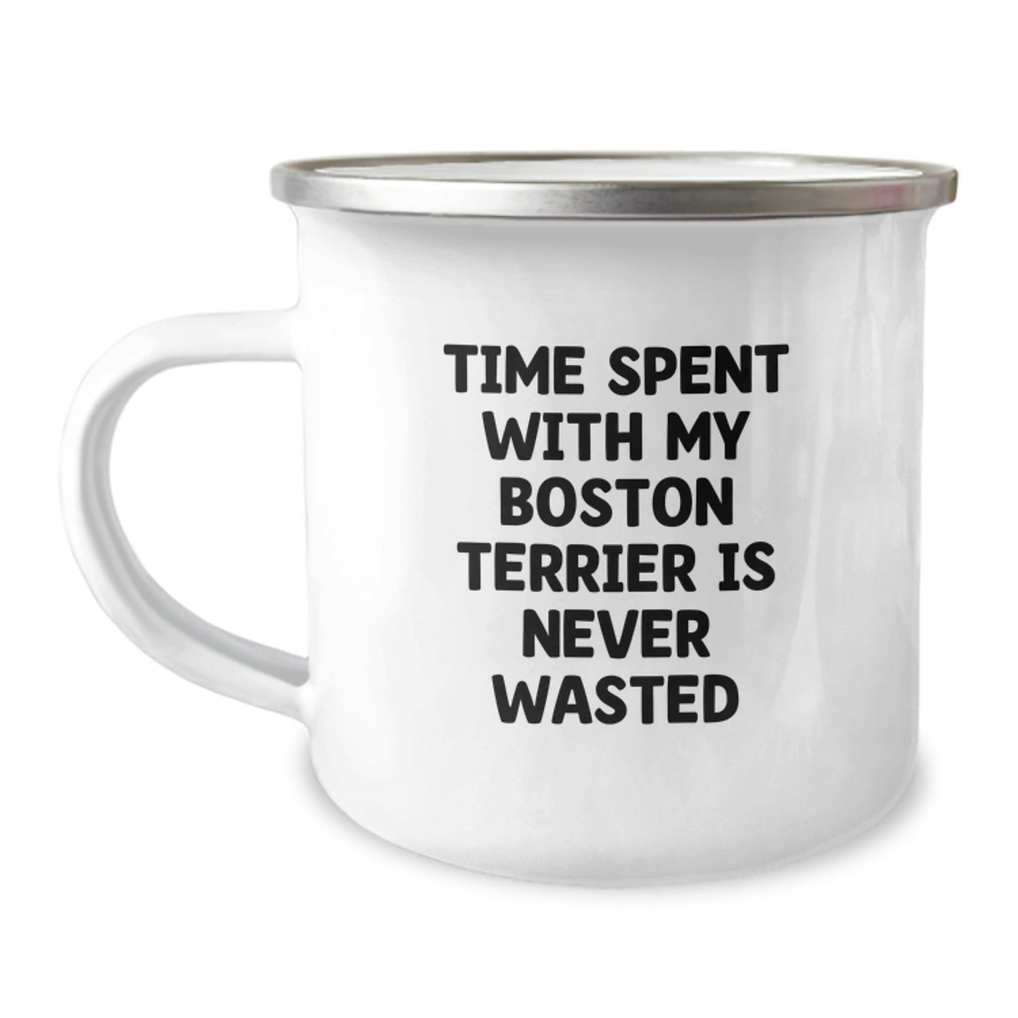 Boston Terrier Dog Camping Mug Gifts from Family, Friends, or Coworkers for Birthday Unique Gifts - Image 1