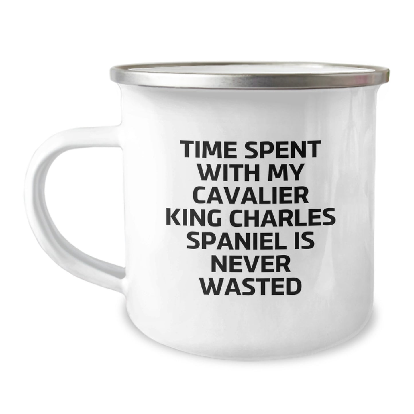 Cavalier King Charles Spaniel Dog Gifts, Funny Quote Camping Mug from Friends, Gifts for Dog Lovers on Birthday - Image 1