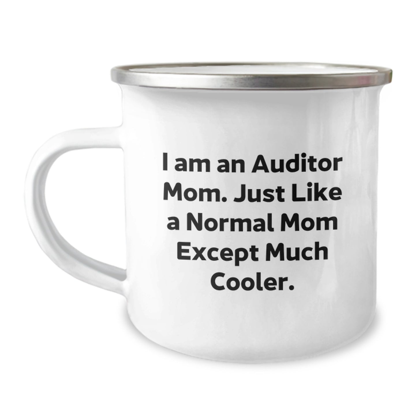 Auditor Mom Funny Camping Mug Gifts for Auditor, Christmas Unique Auditory Gifts from Mom, Men, Women, Family, Friends - Image 1