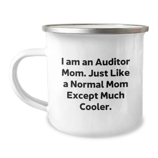 Auditor Mom Funny Camping Mug Gifts for Auditor, Christmas Unique Auditory Gifts from Mom, Men, Women, Family, Friends - Image 1