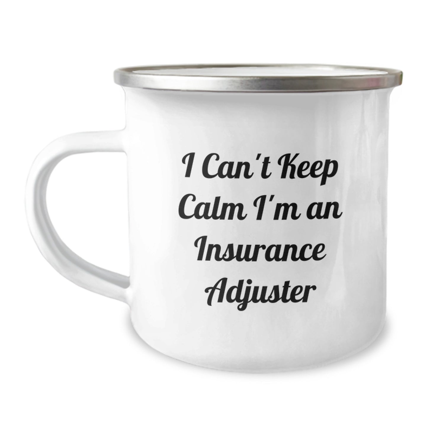 Insurance Adjuster Funny Mug Gifts from Friends for Graduation I Can't Keep Calm - Image 1