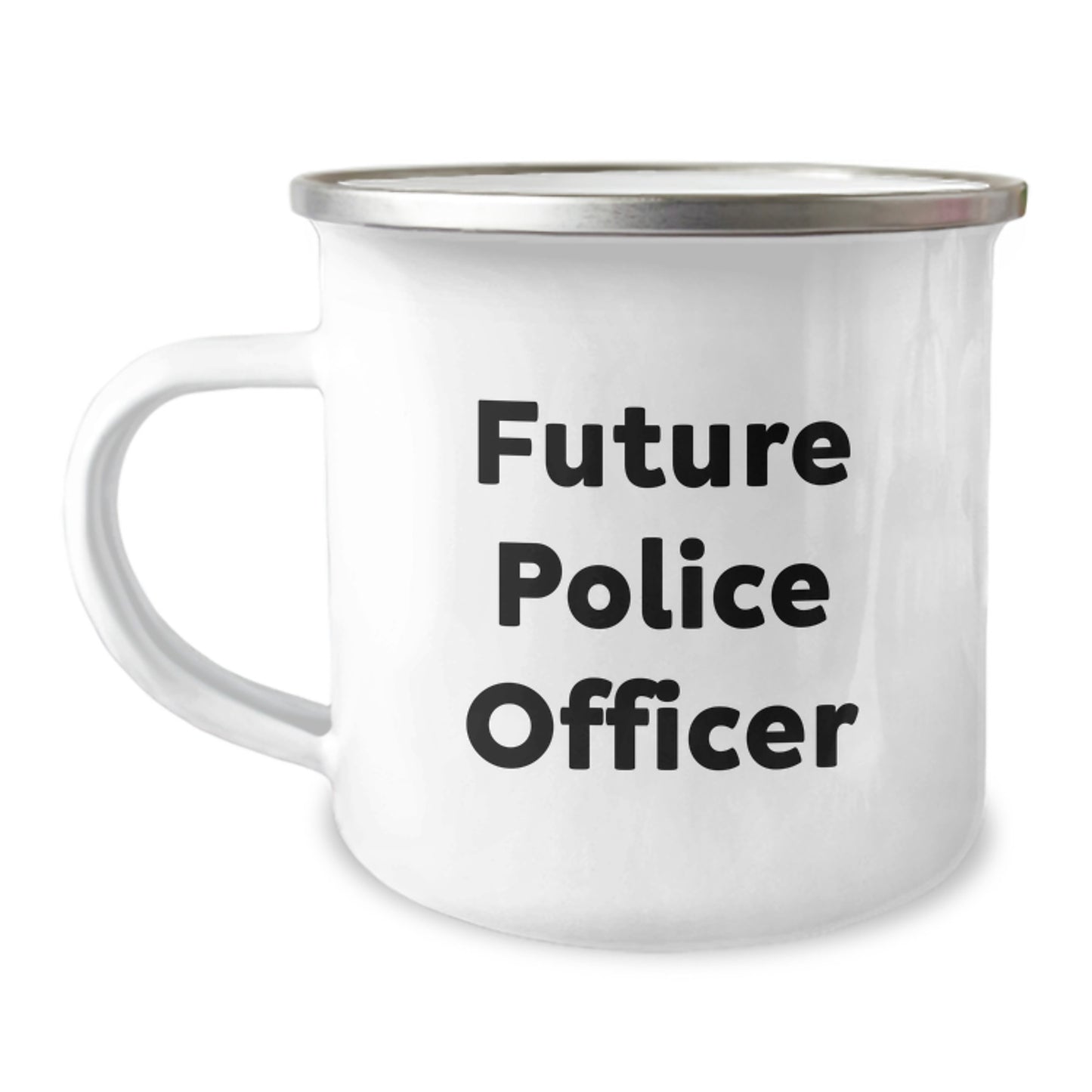 Funny Future Police Officer Gifts from Friends and Family - Police Officer Camping Mug for Men and Women Graduation Unique Gifts - Image 1