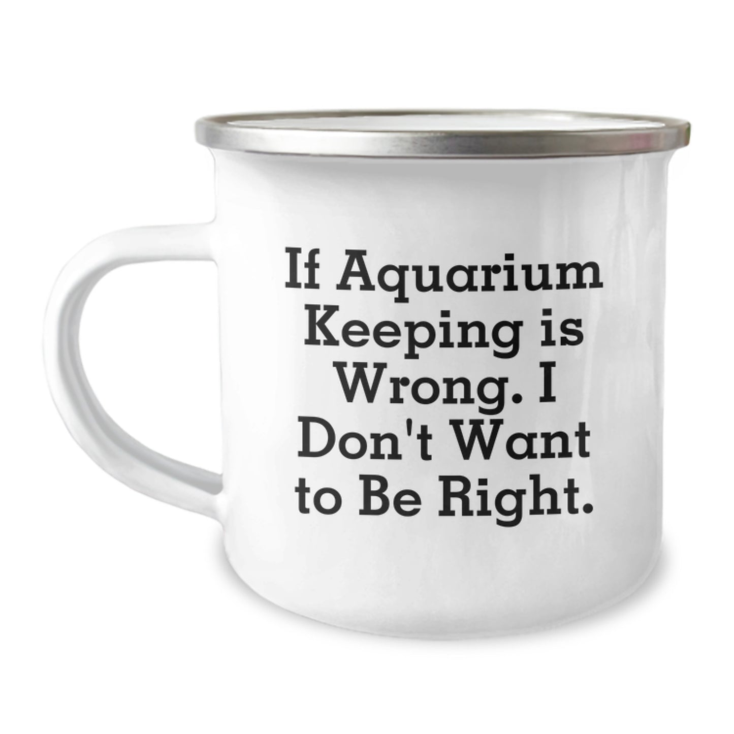Funny Aquarium Keeping Camping Mug, Gifts from Men to Friends, for Aquarium Keeping Enthusiasts on Birthday - Image 1