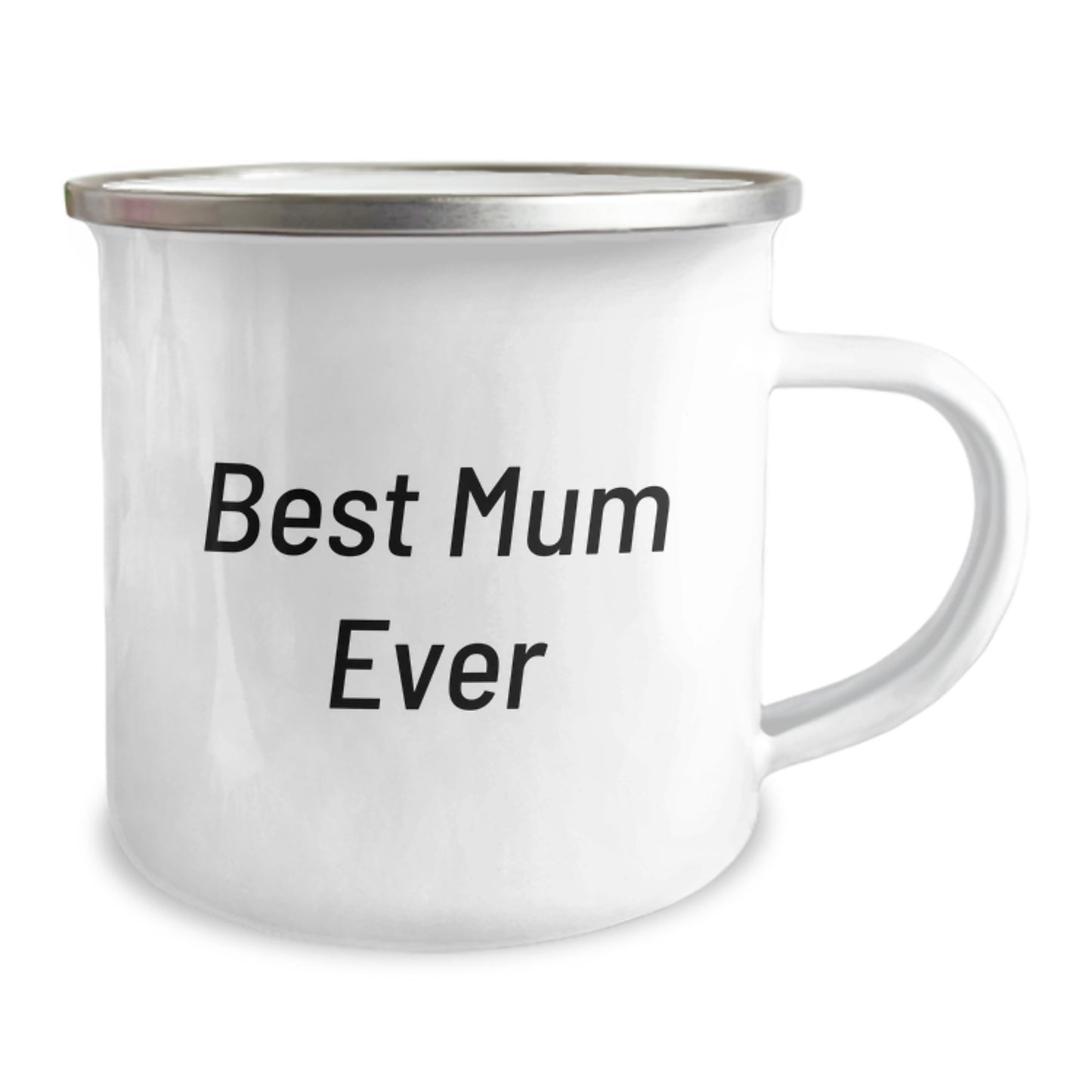 Cute Funny Mum Gifts for Christmas - 'Best Mum Ever' Camping Mug for Mum Enthusiasts, Gifts from Family, Friends, or Men - Image 2