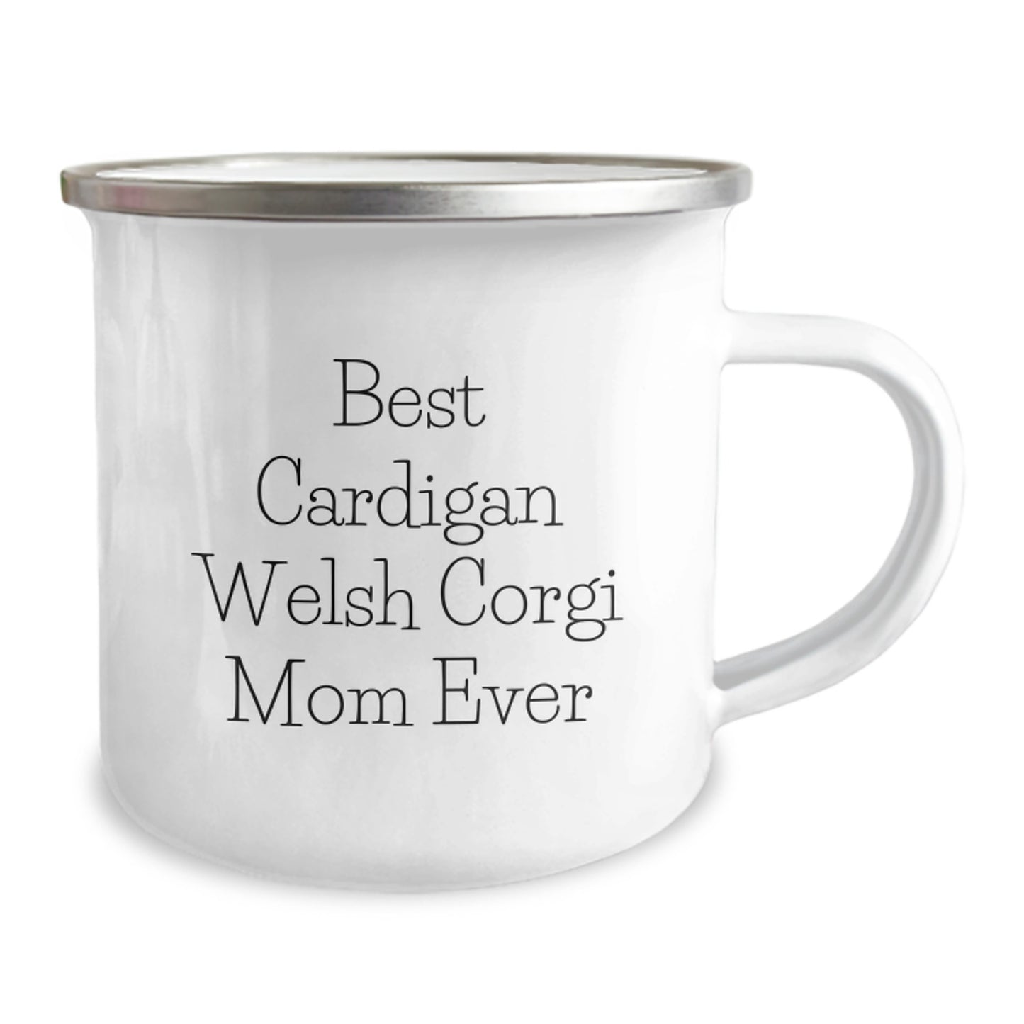 Funny Cardigan Welsh Corgi Mom Ever Gifts from Friends for Birthday Unique Camping Mug - Image 2