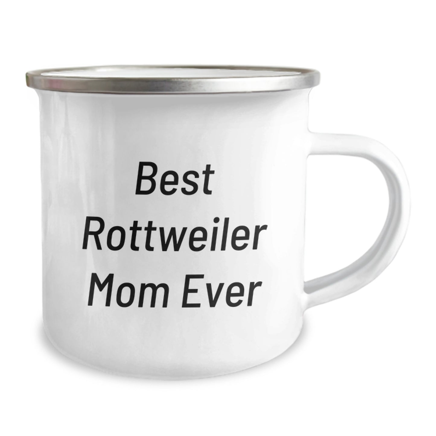 Funny Rottweiler Dog Mom Gifts from Friends for Birthday Unique Camping Mugs with Best Rottweiler Mom Ever Quote - Image 2